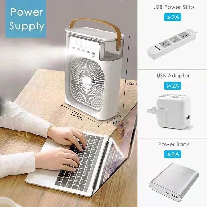 Dimensions du Zephira Mini, alimenté en USB